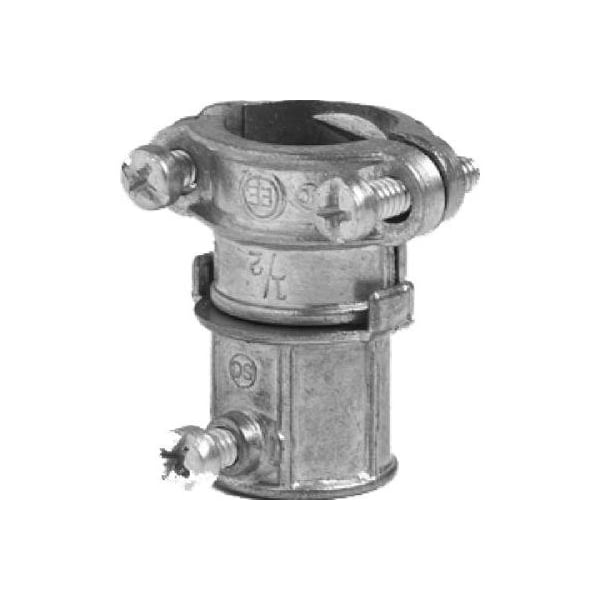 Halex Conduit Fitting Coupling, 1/2 in, Set Screw, Die Cast Zinc 91531 - main